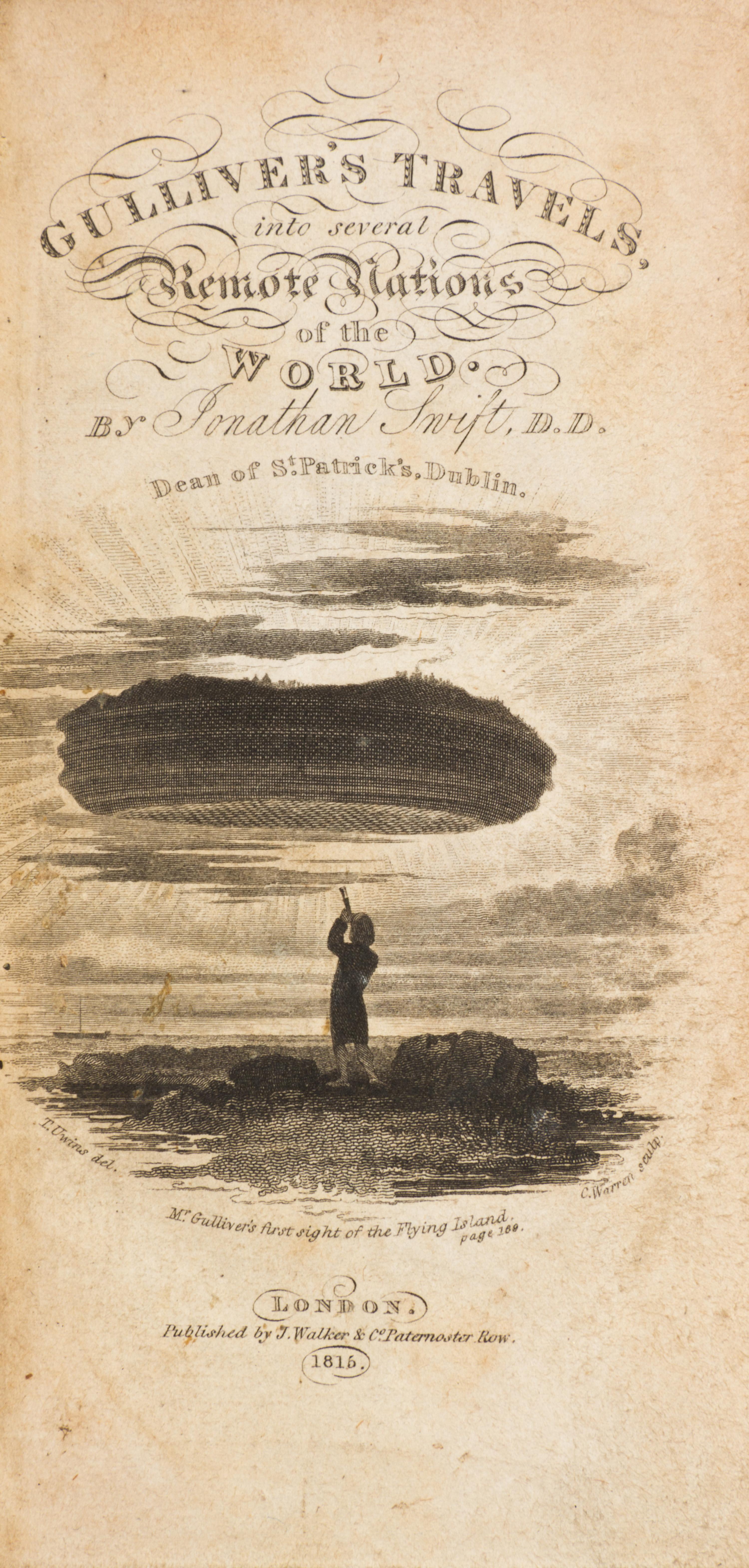 SWIFT, JONATHAN. Gulliver's Travels. London, 1815. Later edition.