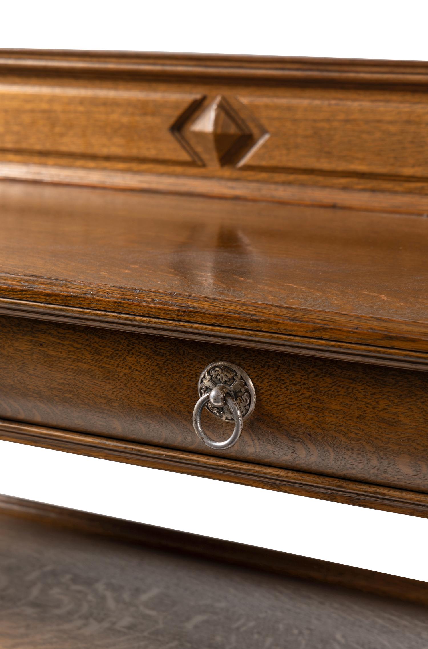 A Victorian Oak Server