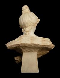 A Continental Alabaster Bust