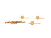 COLLECTION OF YELLOW GOLD ACCESSORIES