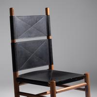 Carlo Scarpa (Italian, 1906–1978) — Kentucky Chair, designed 1977 for Bernini, Italy