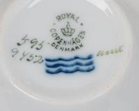 A Royal Copenhagen Gold Rose Porcelain Dinner Service