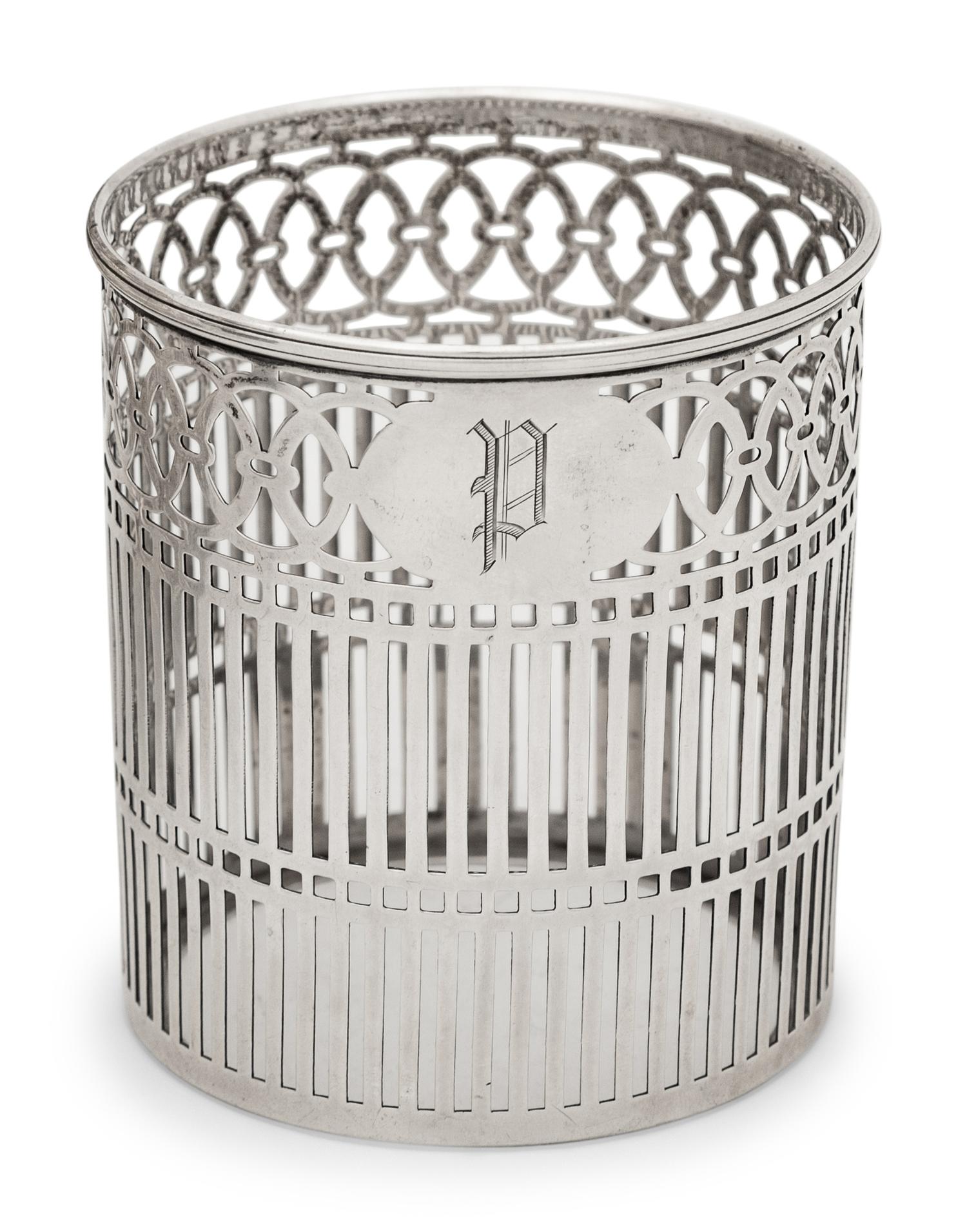 A Group of English and American Silver Table Articles