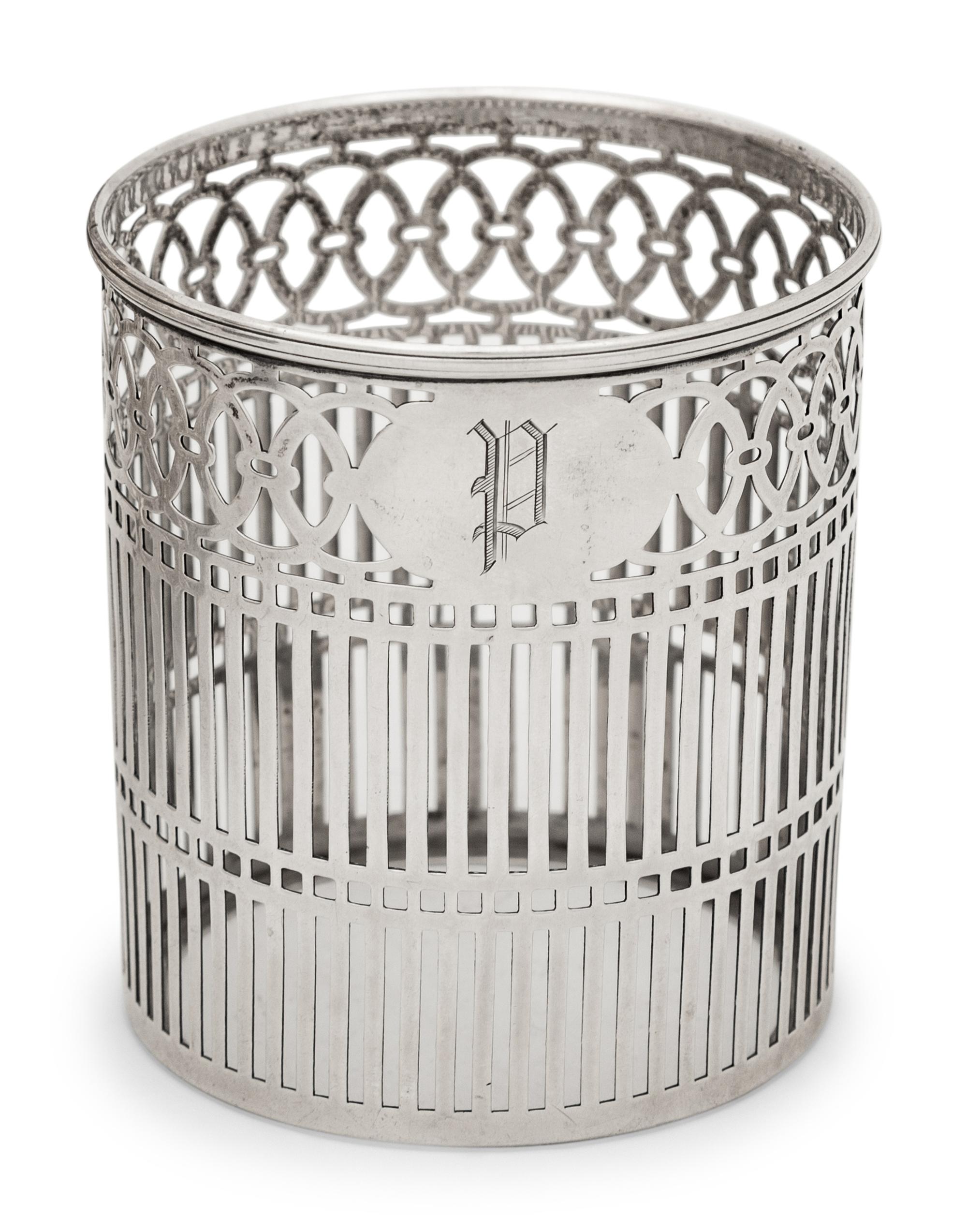 A Group of English and American Silver Table Articles