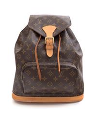 A Louis Vuitton Monogram Canvas Backpack, 12" x 14.5" x 4".