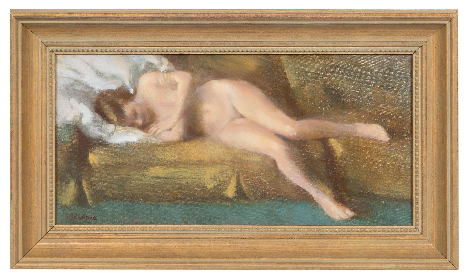 Sleeping Nude; Together with Nude Ascending a Staircase (two works)