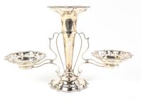 A Victorian Silver-Plate Epergne Height 13 1/4 inches. — LATE 19TH CENTURY