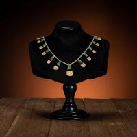 Kewa Depression Era Necklaces, Pair