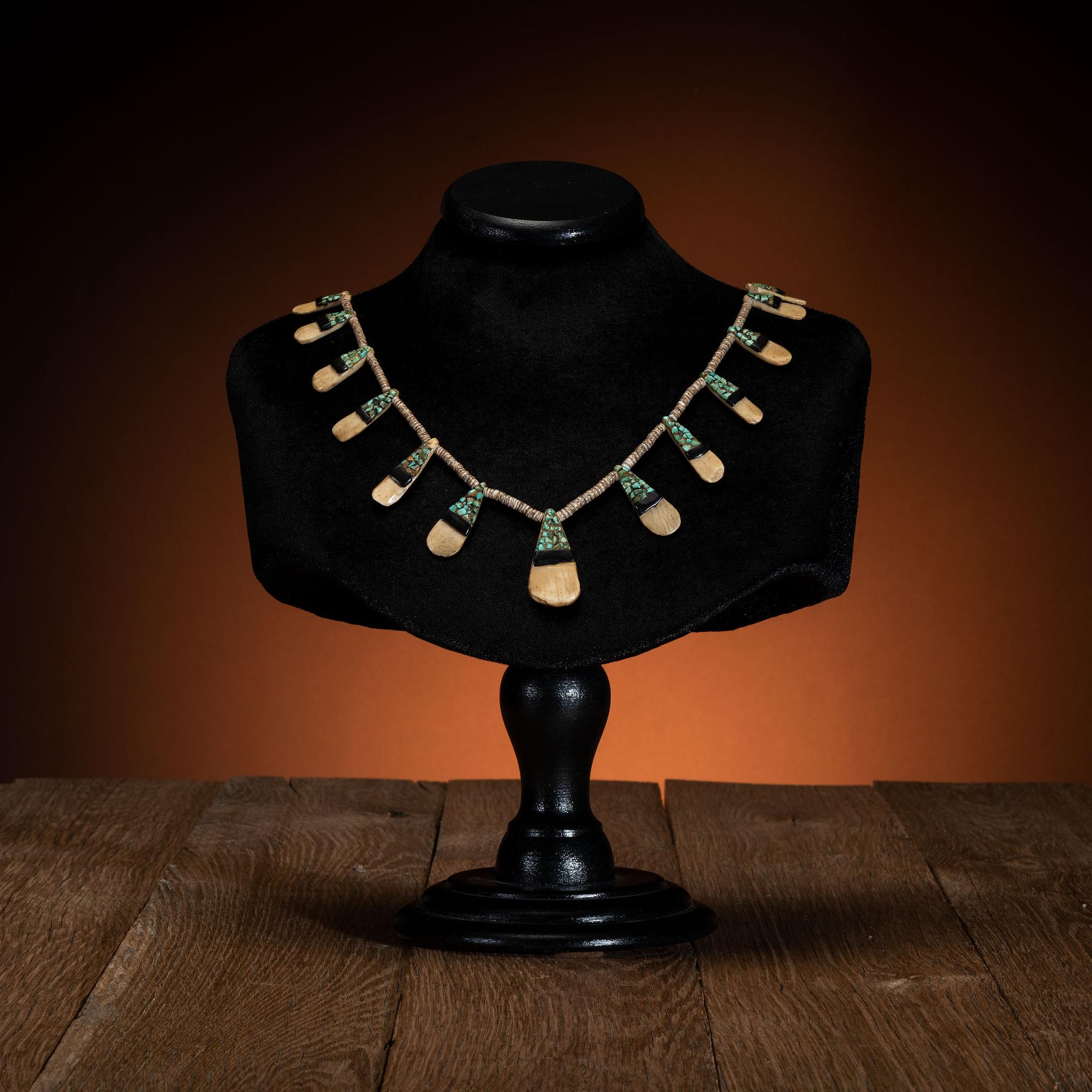 Kewa Depression Era Necklaces, Pair
