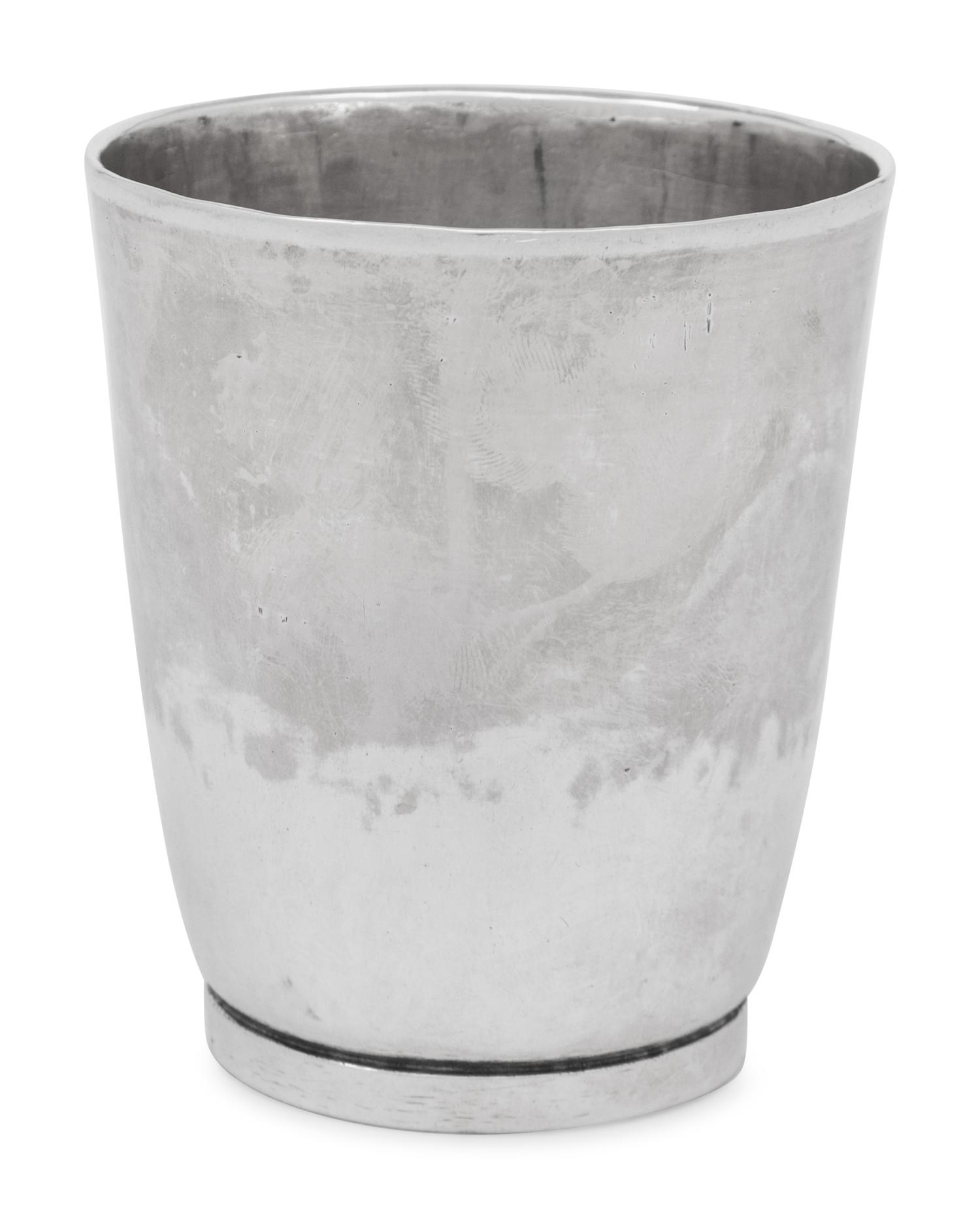 An English Silver Tumbler
