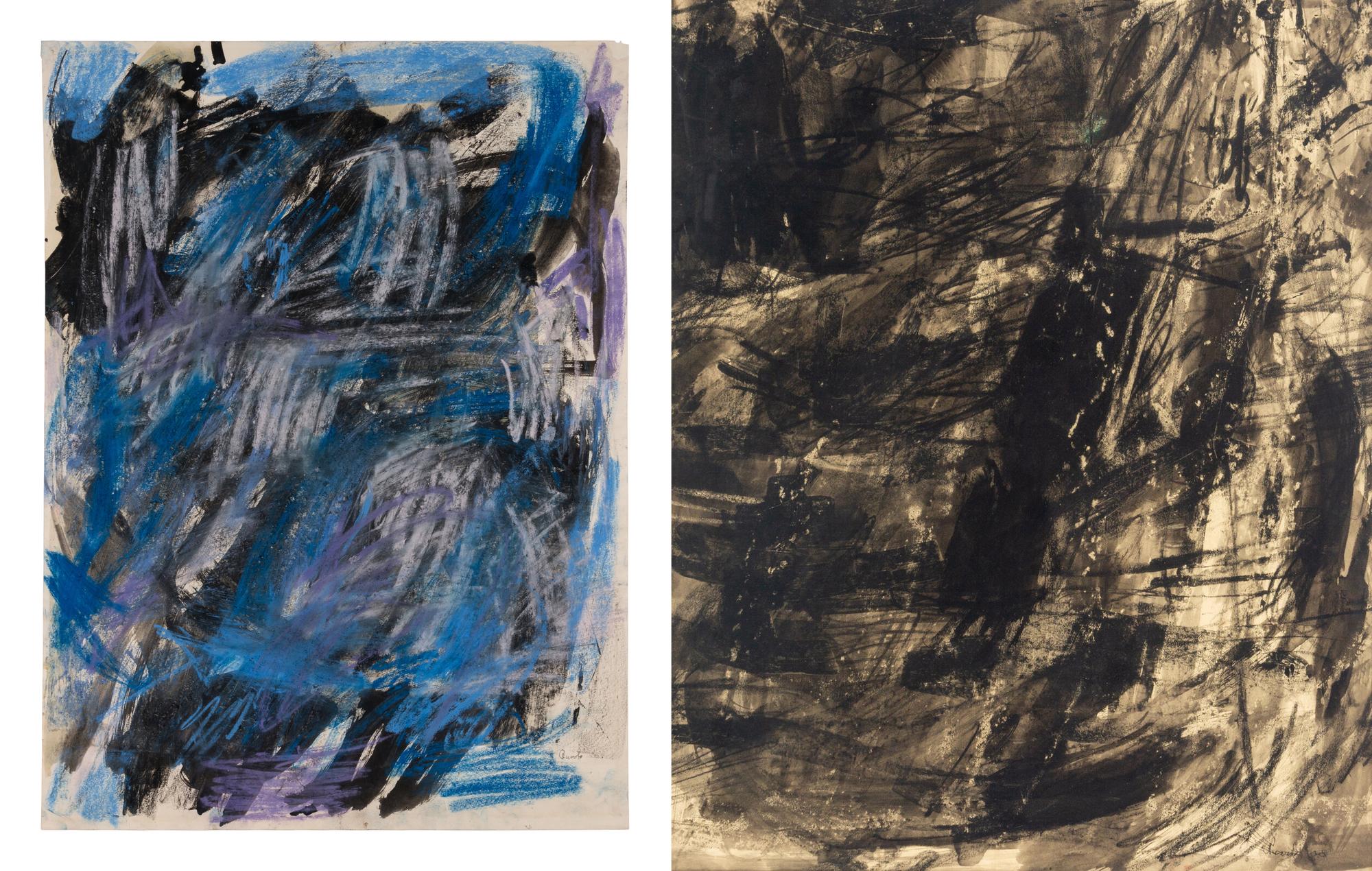 Untitled and Untitled, 1958 (two works)