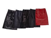 Five Leather Skirts: One Marni, One Fendi, One Giorgio Armani, One Ralph Rucci, One Celine