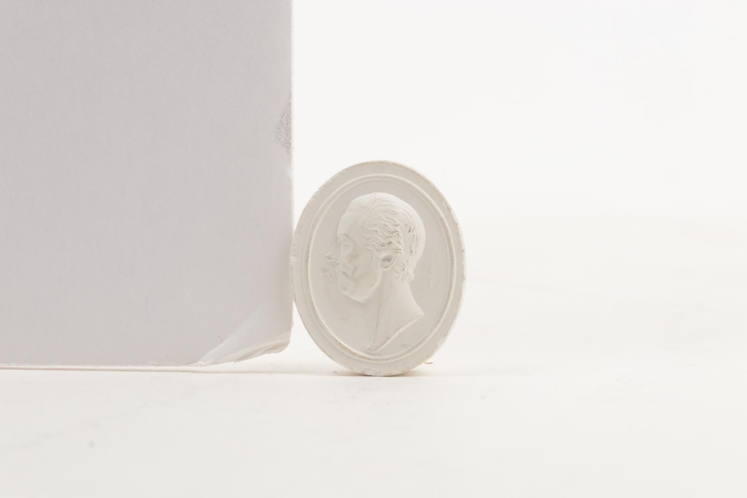 A Glass Intaglio of William Pitt by Nathaniel Marchant (English, 1739-1816)