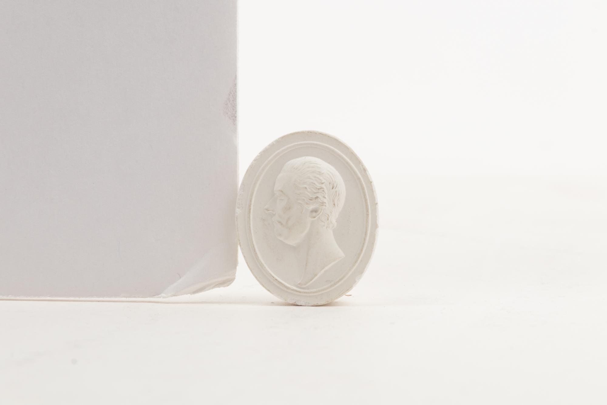 A Glass Intaglio of William Pitt by Nathaniel Marchant (English, 1739-1816)