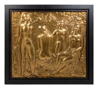 Three Figurative Plaques