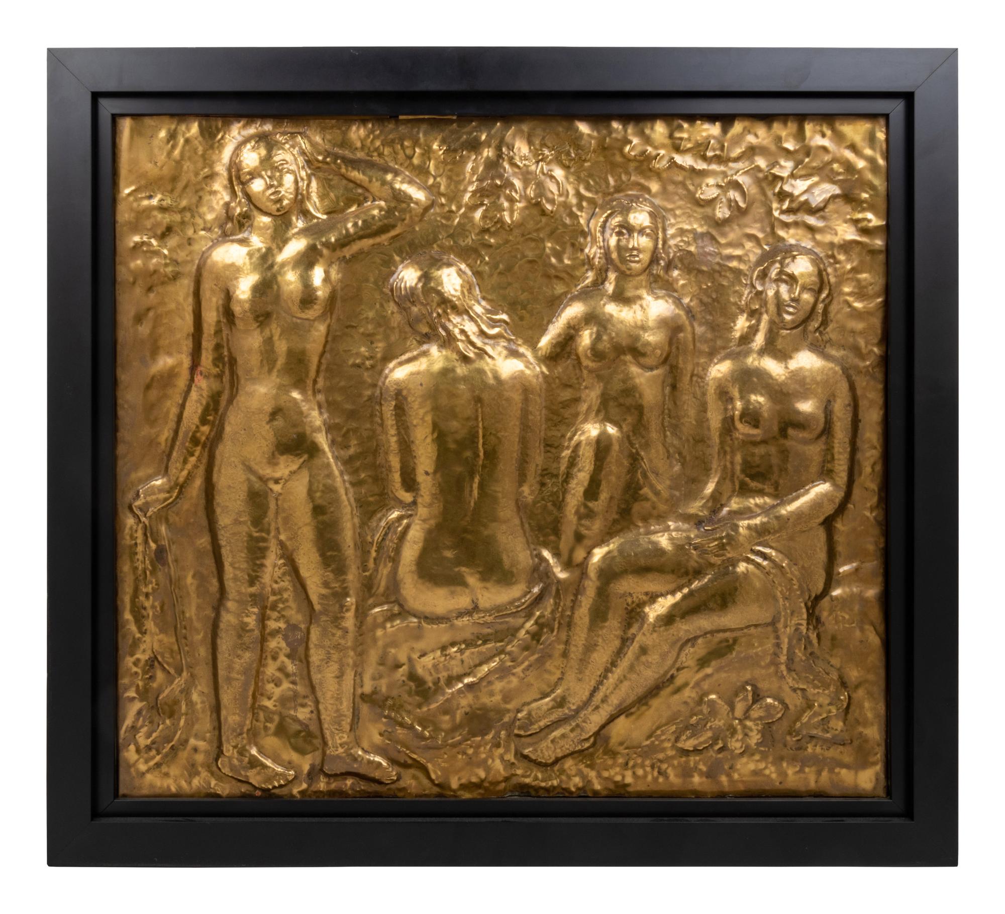 Three Figurative Plaques