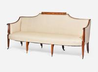 A Federal carved mahogany sofa, Maryland, circa 1800