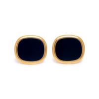 PATEK PHILIPPE, YELLOW GOLD AND HEMATITE CUFFLINKS