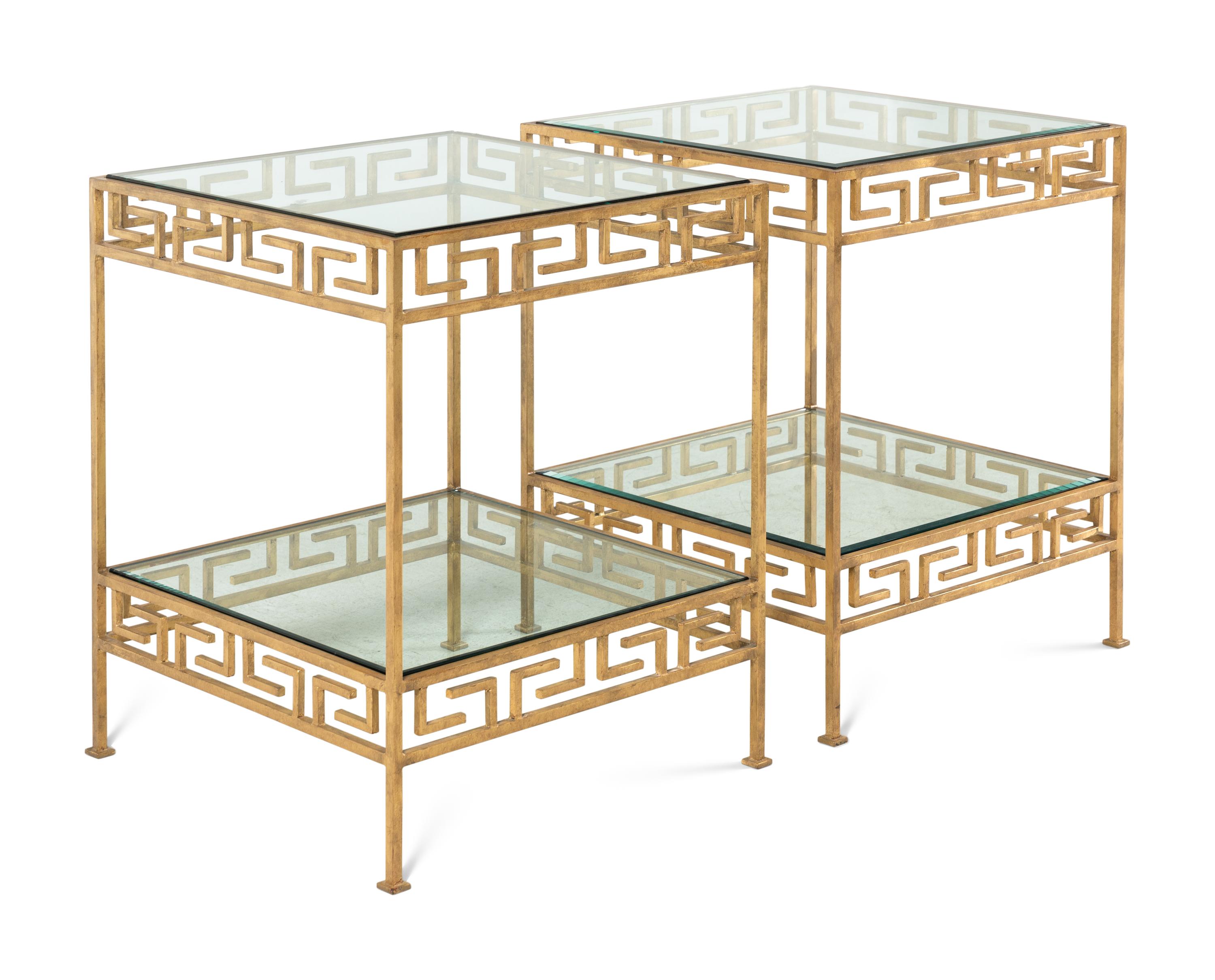 A Pair of Ebanista Jacques Side Tables