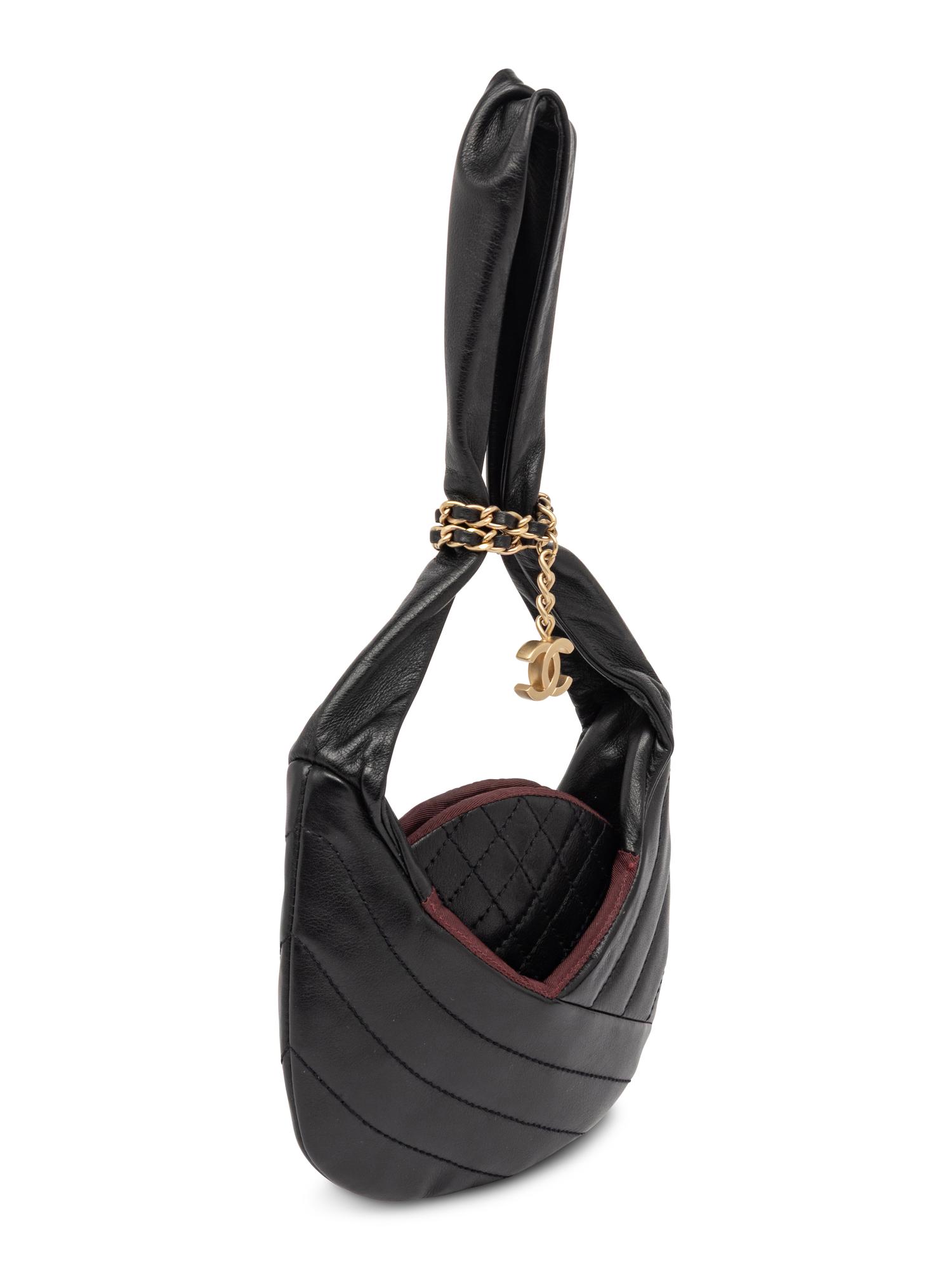 CHANEL, CHAPLAIN LEATHER EVENING BAG