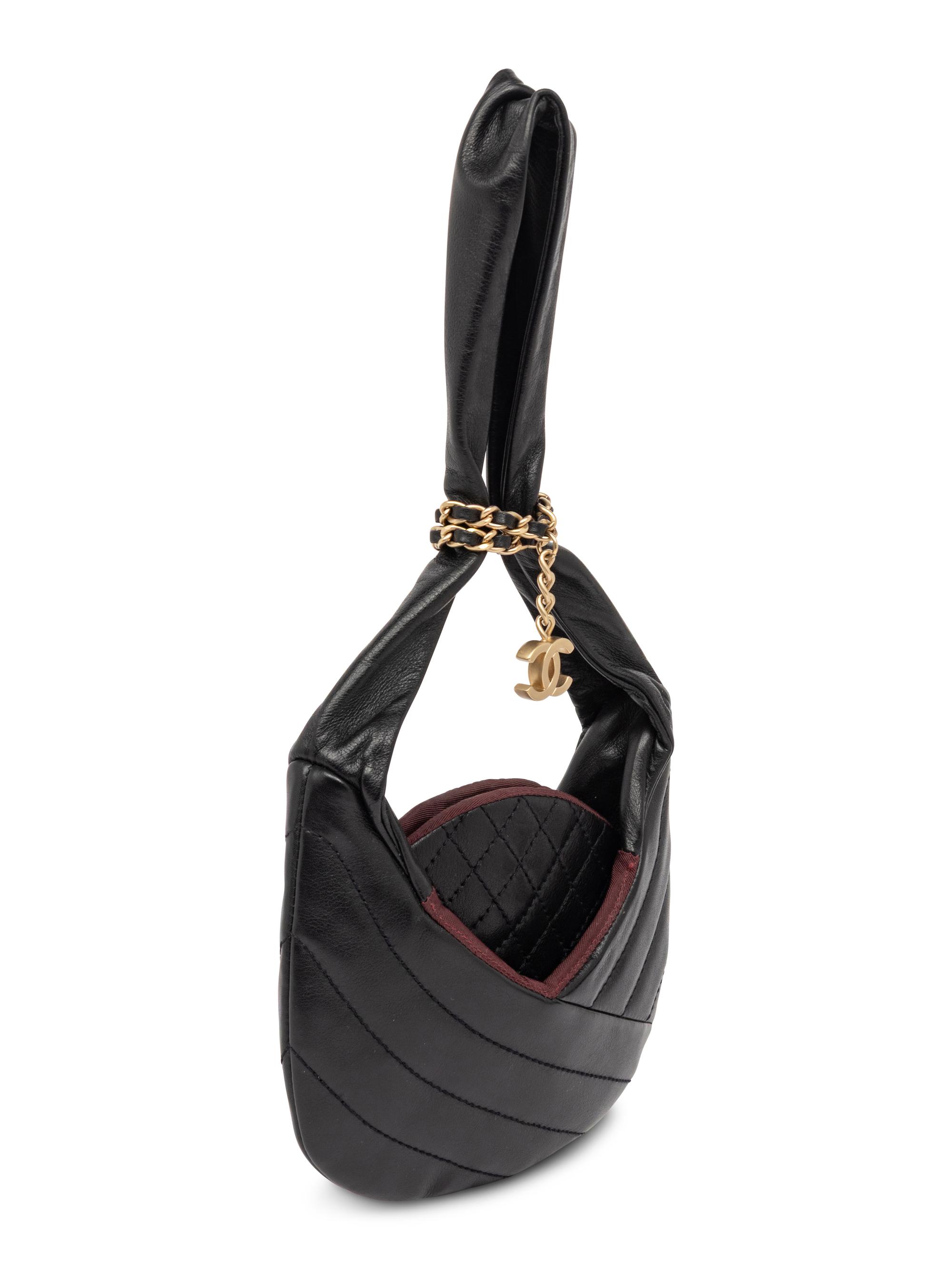 CHANEL, CHAPLAIN LEATHER EVENING BAG