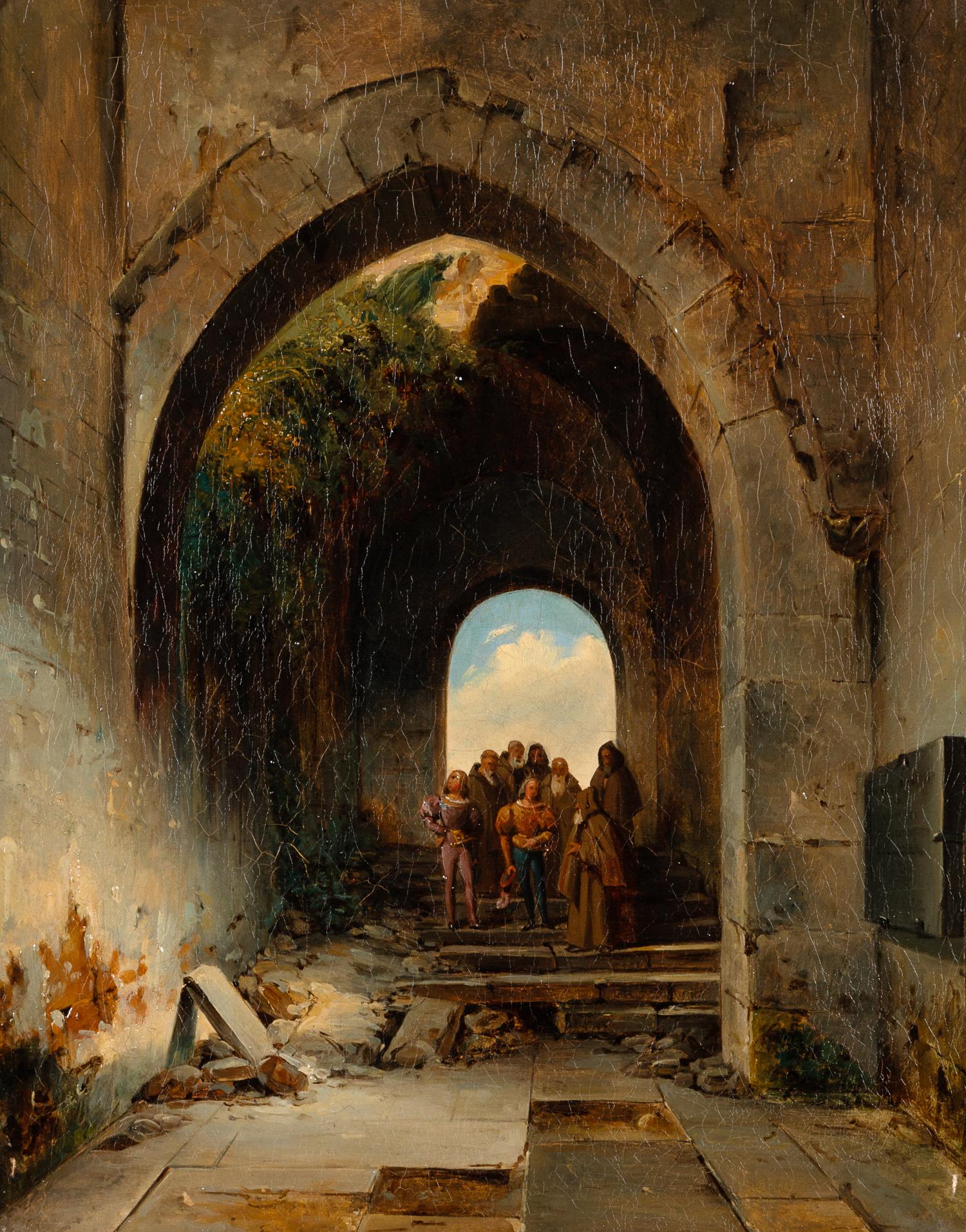 Renaissance Scene with Monks