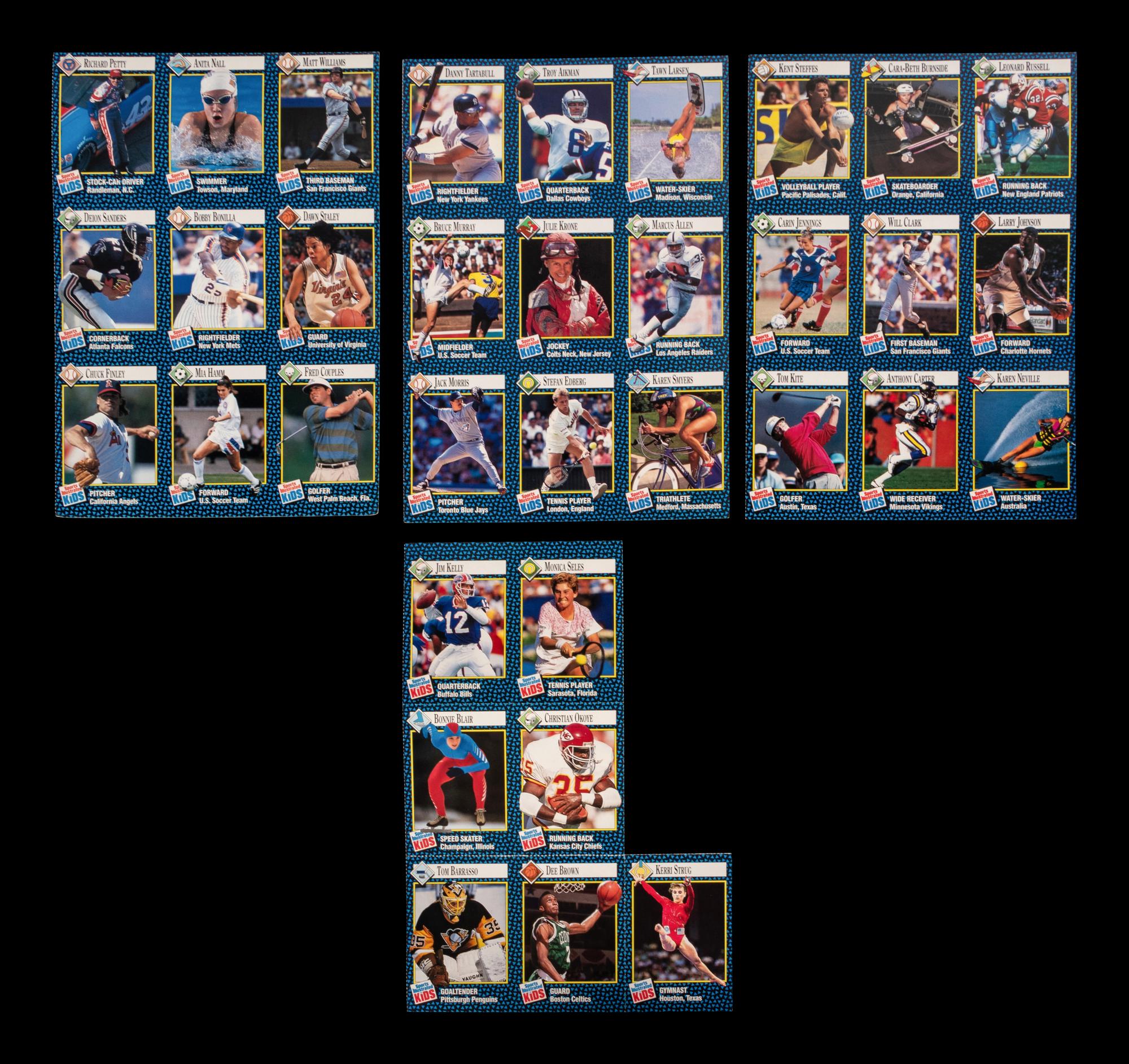 A Large Group of Over 275 Assorted 1990s Sports Illustrated For Kids Trading Cards,