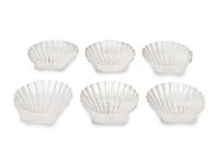 Six Mexican Silver Shell-Shaped Dishes