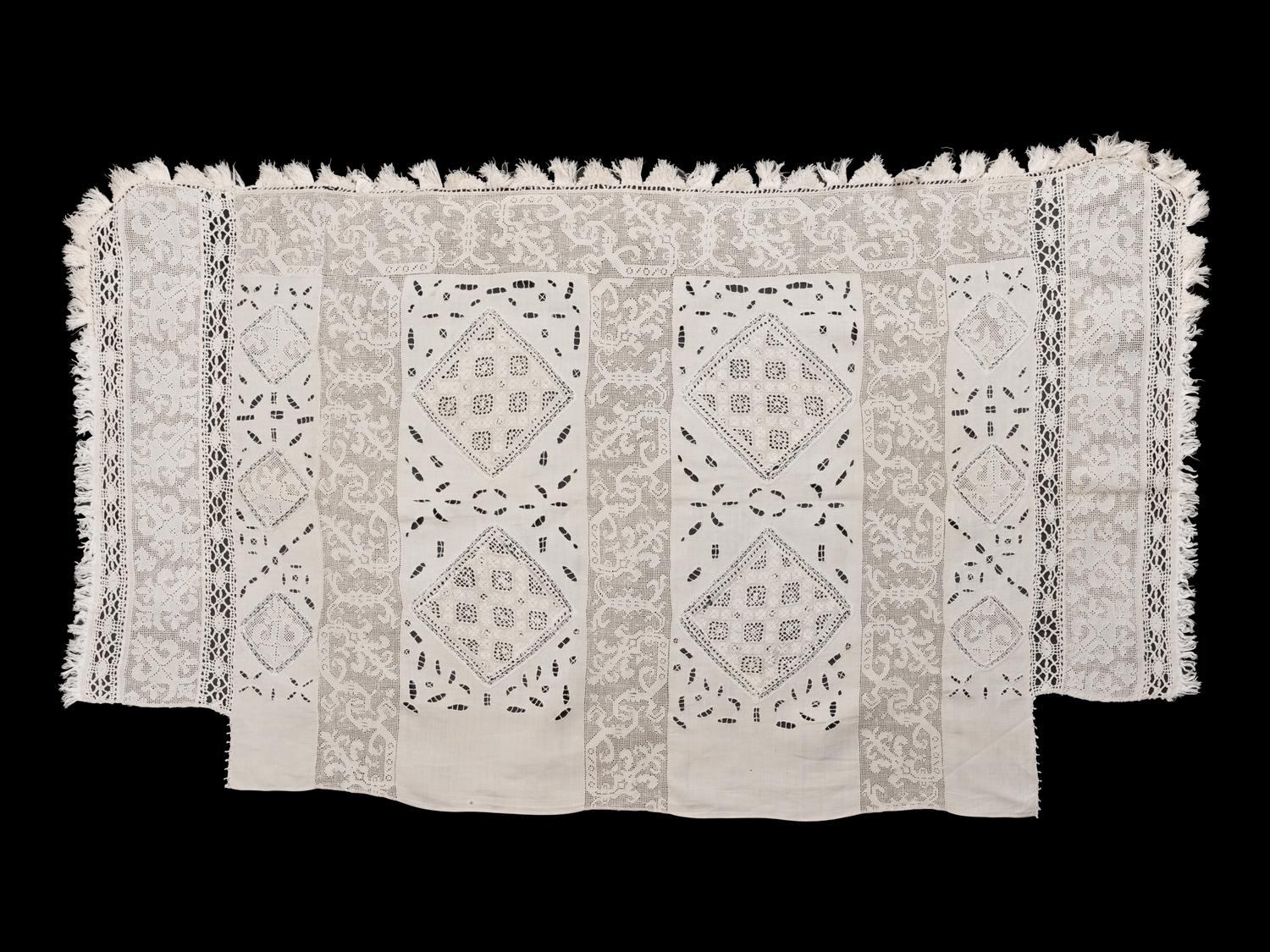 Collection of Six Cotton and Linen Lace Items