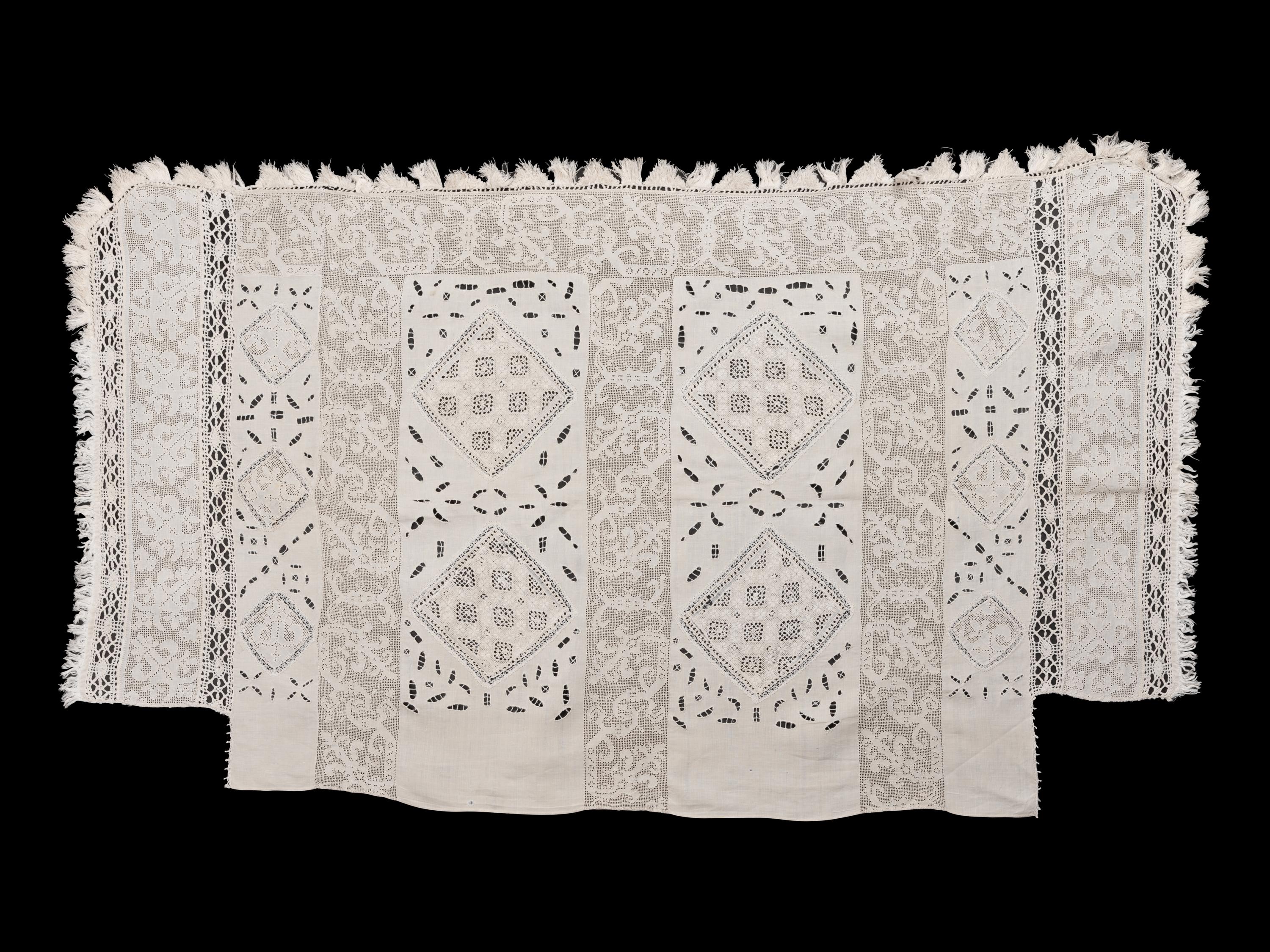Collection of Six Cotton and Linen Lace Items