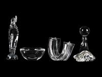 Four Steuben Glass Articles