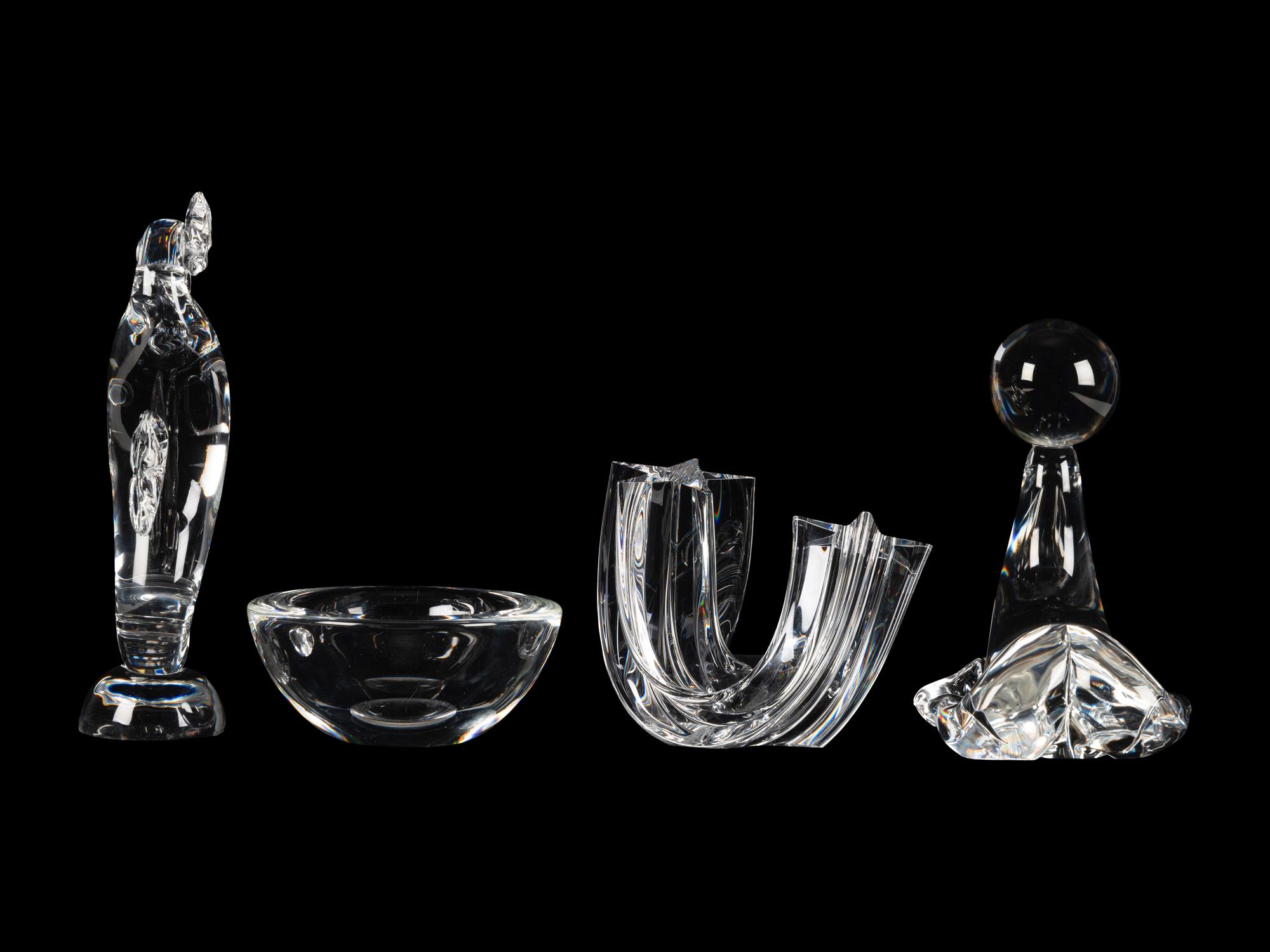 Four Steuben Glass Articles