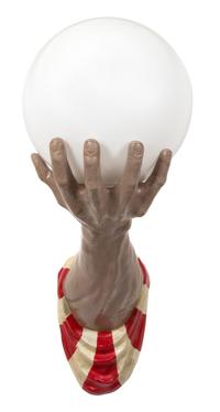 An English Painted Fiberglass Wall Sconce Length 40 inches. — 20TH CENTURY