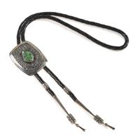 Sterling Silver and Turquoise Bolo Tie