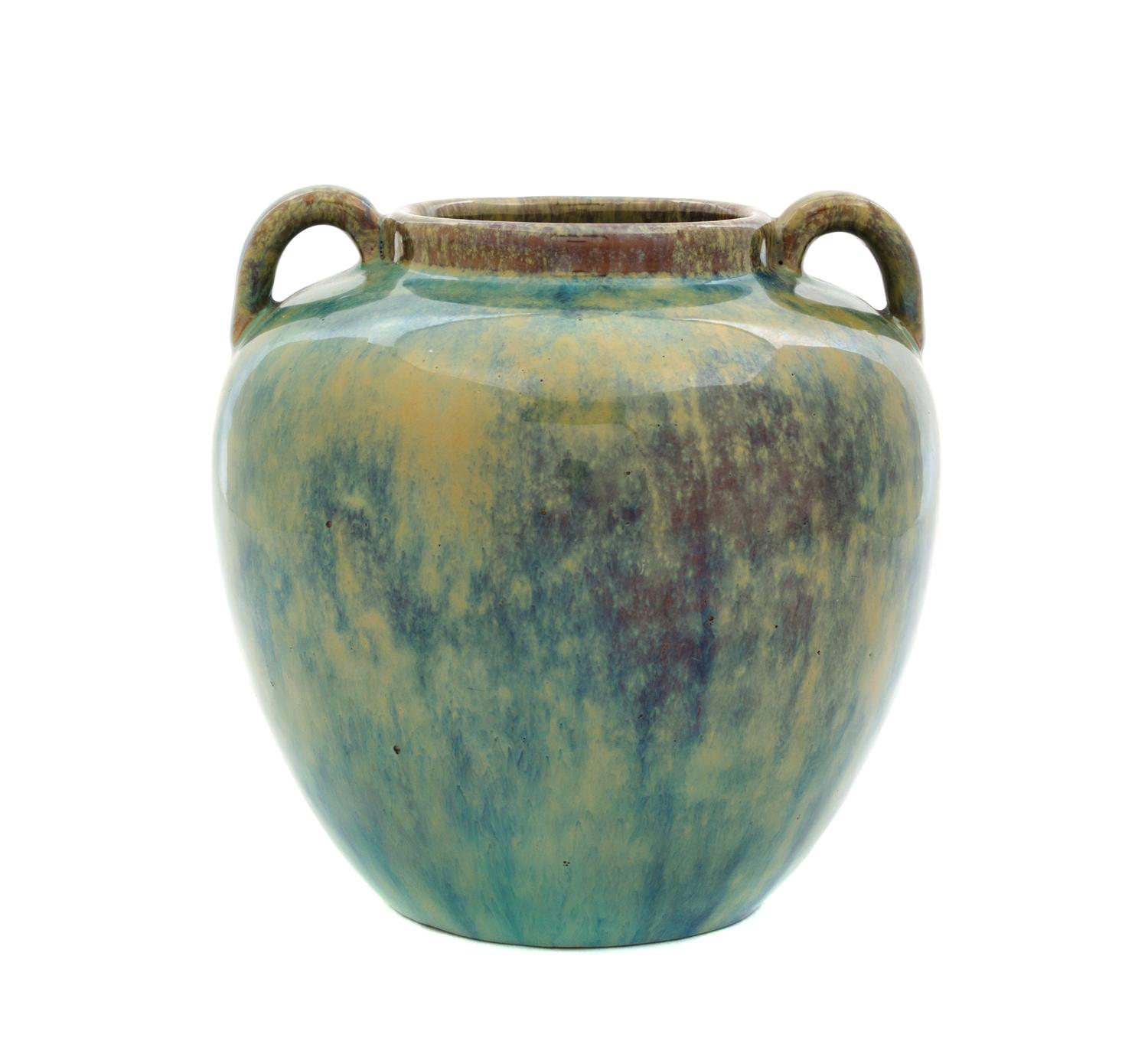 A Fulper Pottery Vase Height 6 1/2 inches.