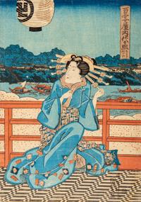 Utagawa Kunisada (1786-1865), Toyokuni II (1777-1835), After Kitagawa Utamaro and Two Others