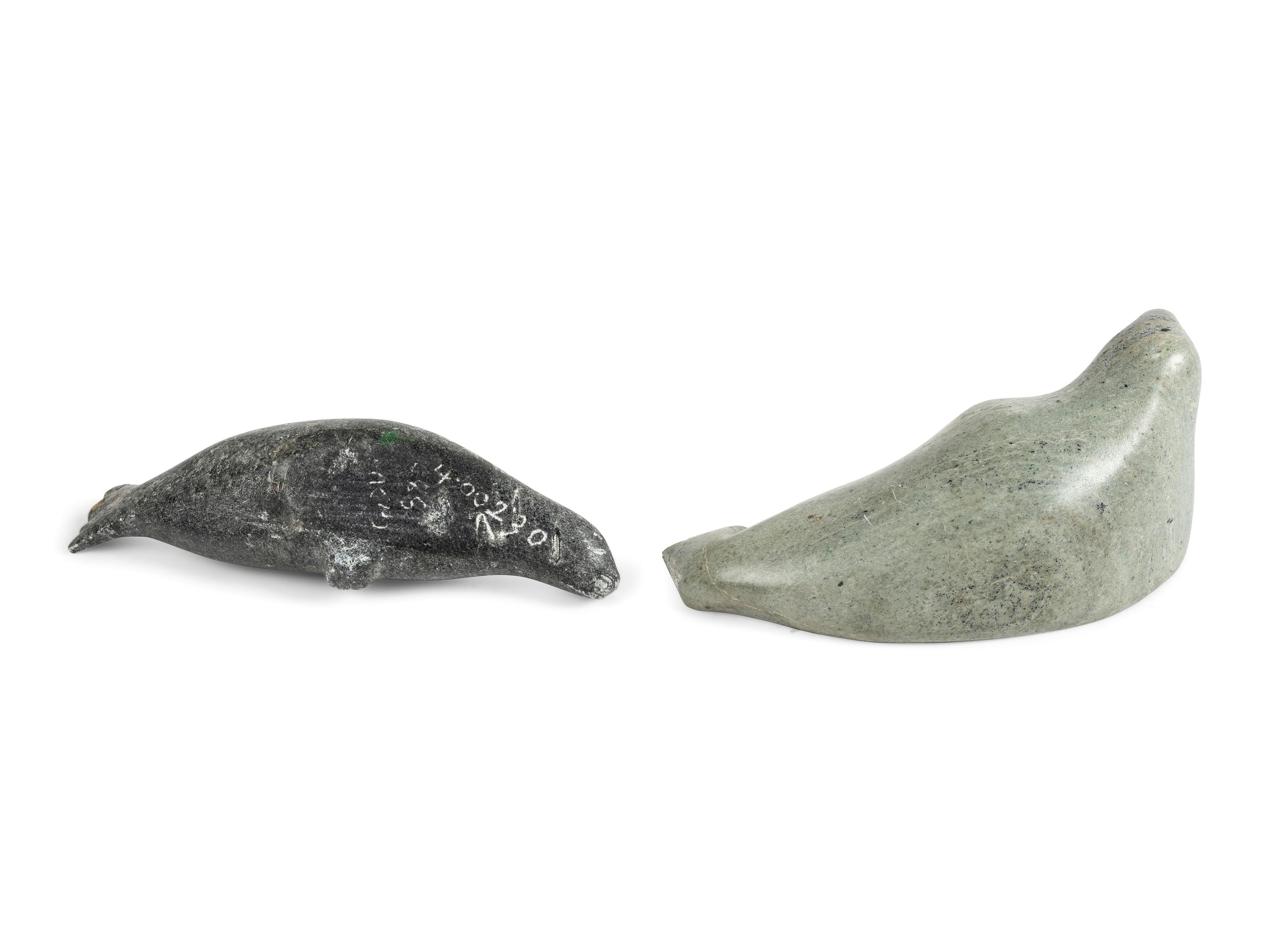 Inuit Carved Soapstone Seals