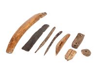 Inuit Fossilized Walrus Ivory Tools