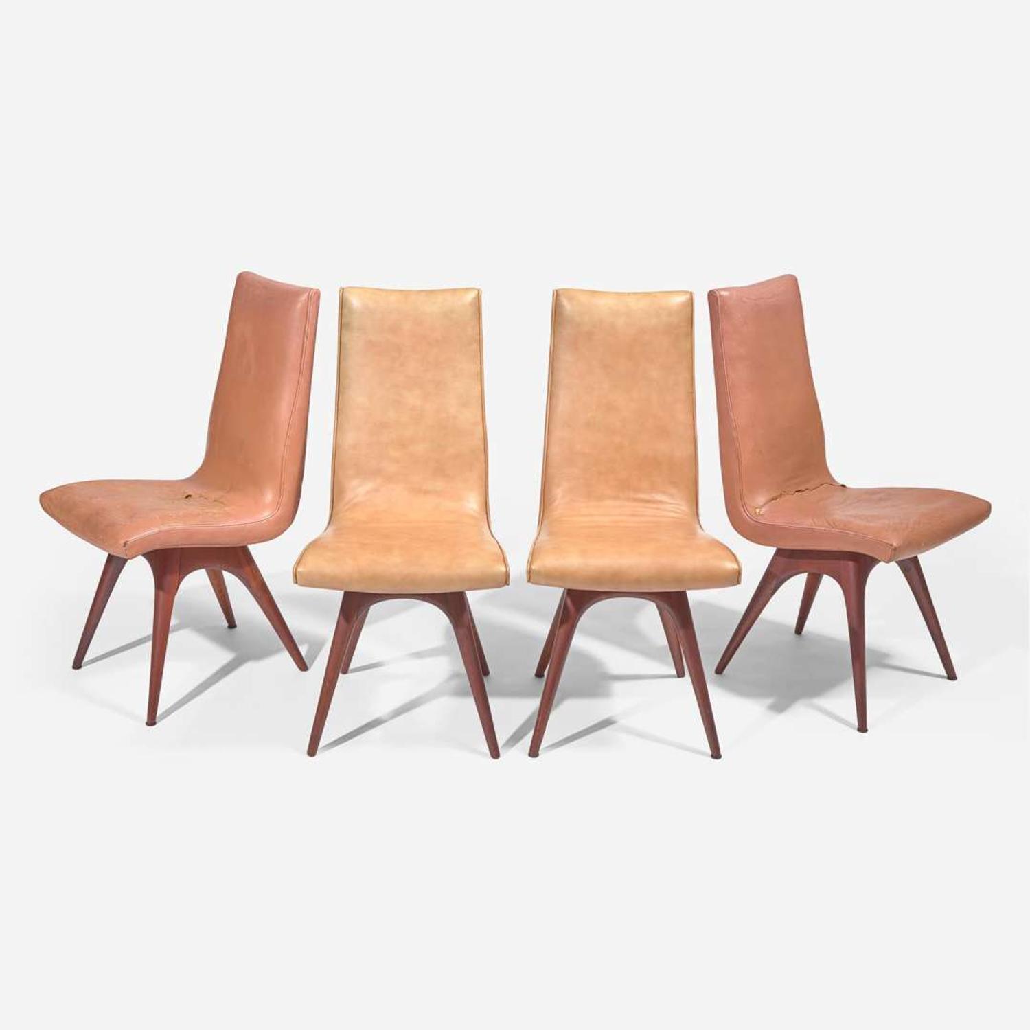 Vladimir Kagan (American, 1927-2016) Set of Four Sculptured Side Chairs, Kagan-Dreyfuss, Inc., USA, circa 1952
