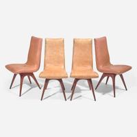 Vladimir Kagan (American, 1927-2016) Set of Four Sculptured Side Chairs, Kagan-Dreyfuss, Inc., USA, circa 1952