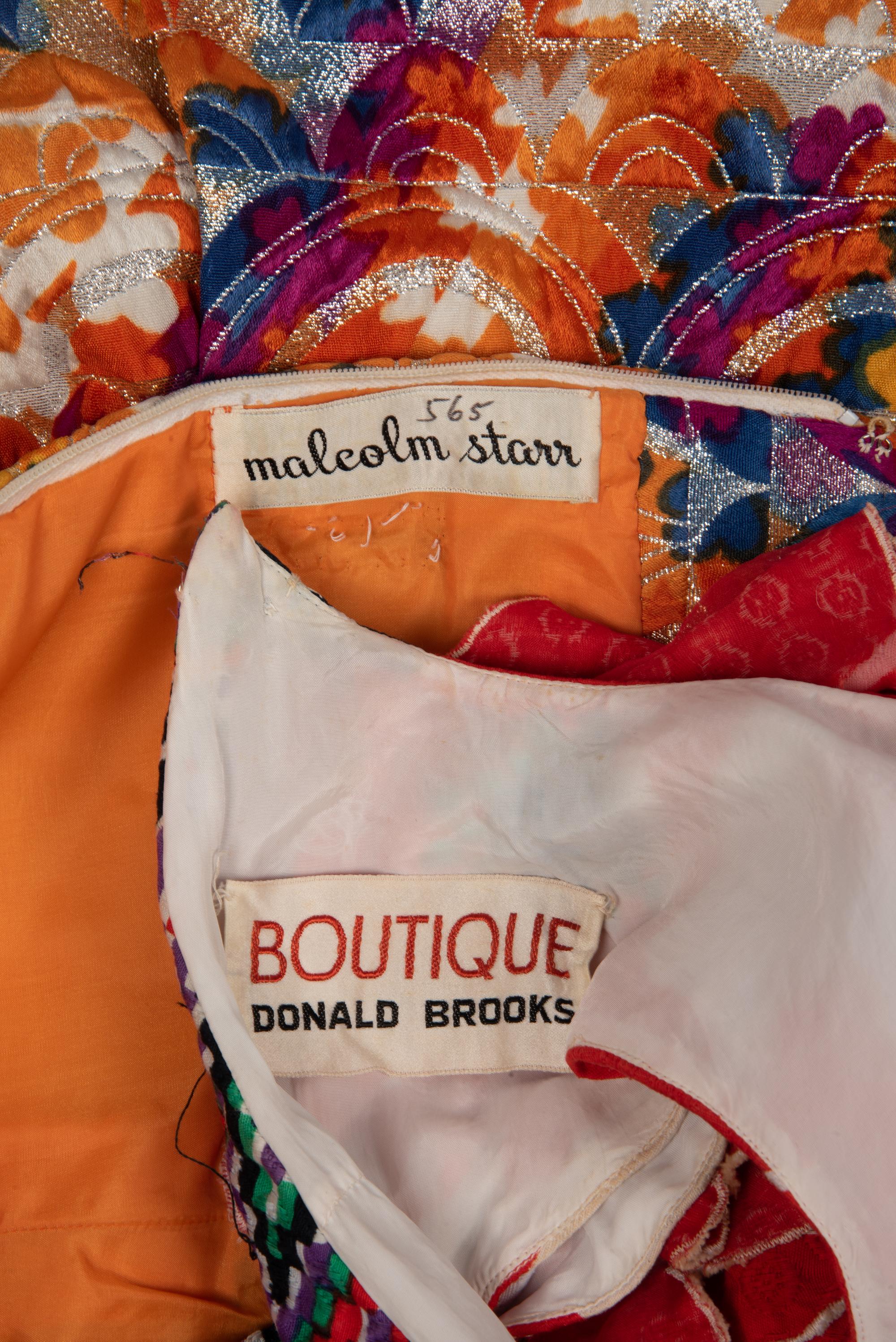 Two Dresses: Malcolm Starr and Donald Brooks, 1960s