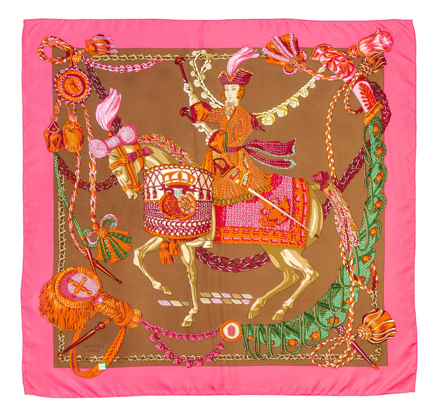 An Hermes 90cm Silk Scarf, 36" x 36".