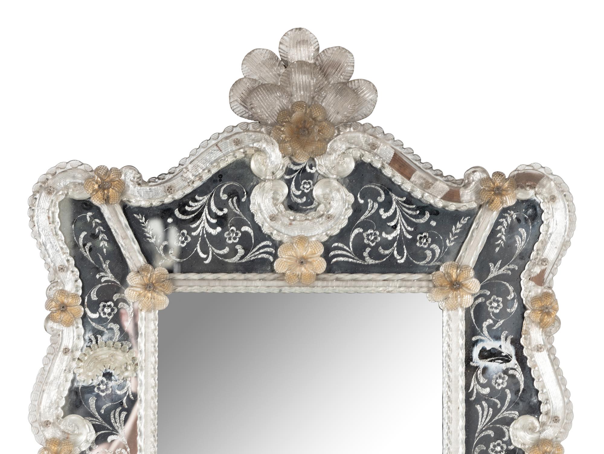 A Venetian Glass Mirror