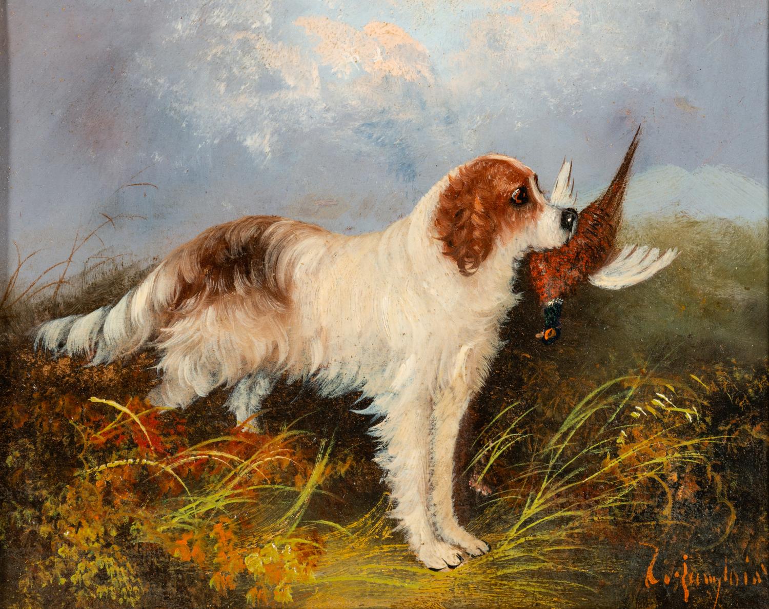 Four Paintings of Dogs