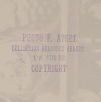 A group of four photographs ( Á la Coquille d'Or, rue de la Sourdière, 4e, 1908; Pavilion du Hanovre, boulevard des Capucines 33 , 1913; Fête du Trône , 1914; Fleurs [Boulevard Saint Michel] , 1926-1927)