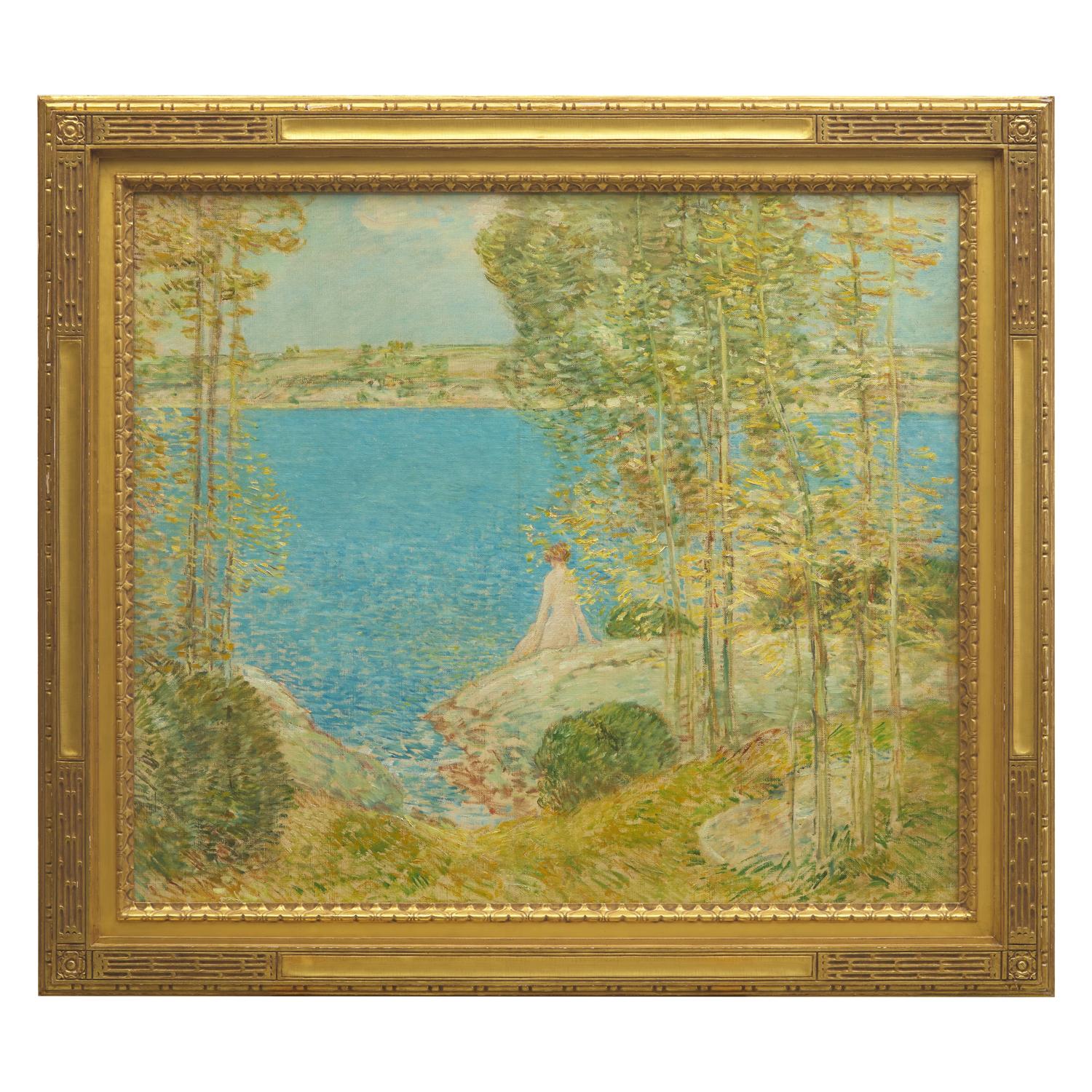 Childe Hassam (American, 1859-1935) — The Bather (The Bather I) , 1904