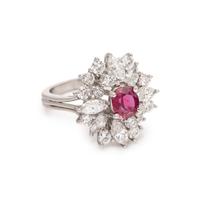 RUBY AND DIAMOND RING