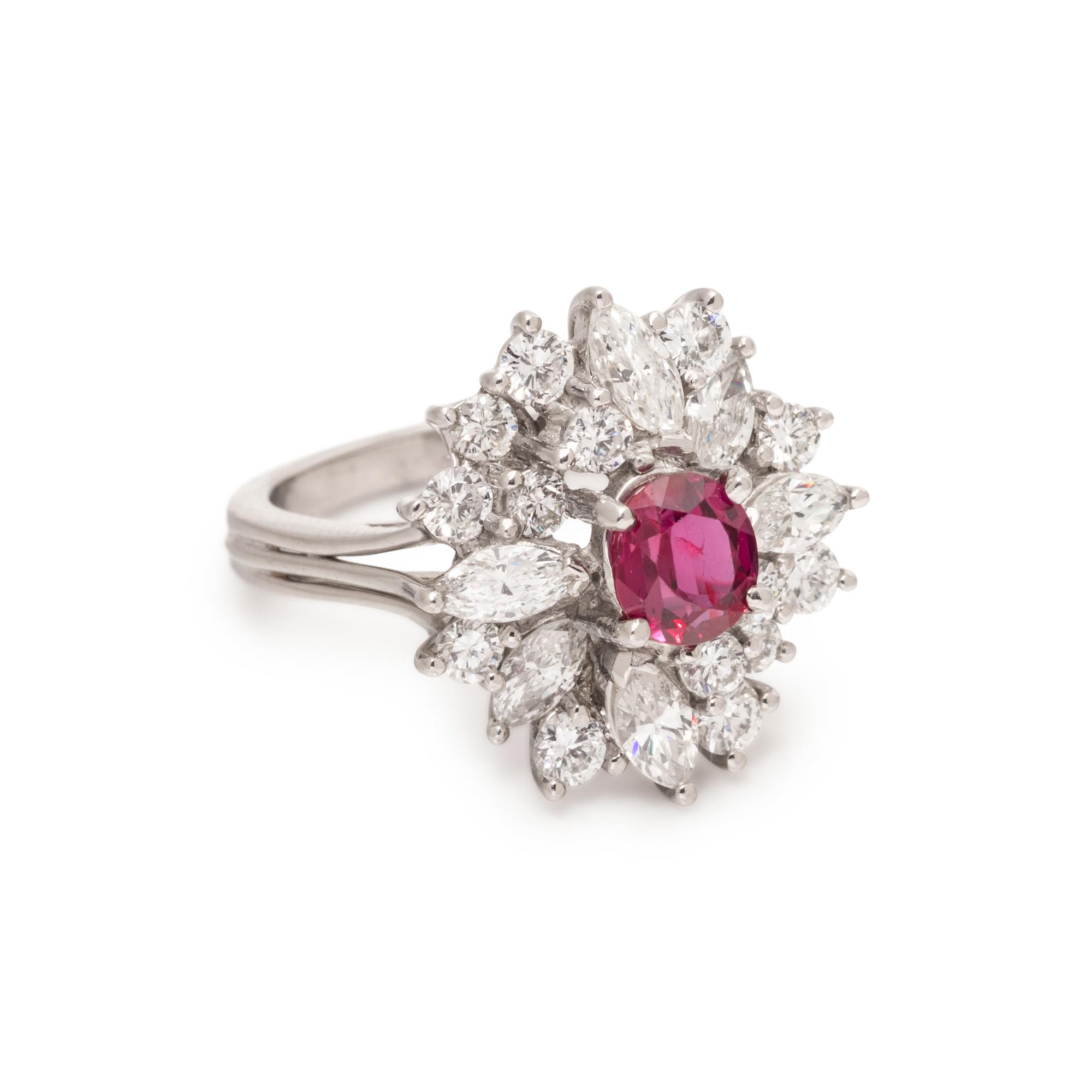 RUBY AND DIAMOND RING