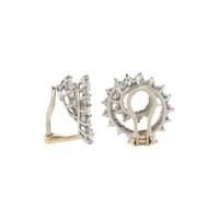 TIFFANY & CO., DIAMOND AND PLATINUM 'SWIRL' CLIP EARRINGS