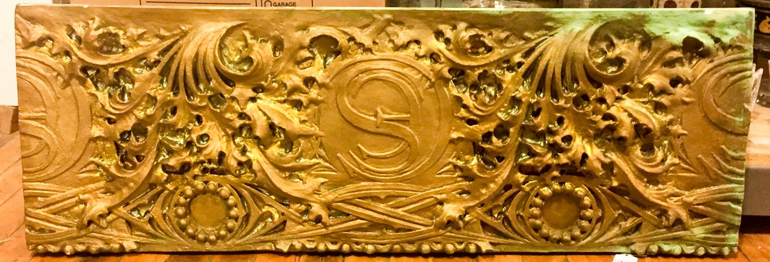 After Louis Sullivan, (American, 1856-1924) Height 12 1/2 x width 36 inches.